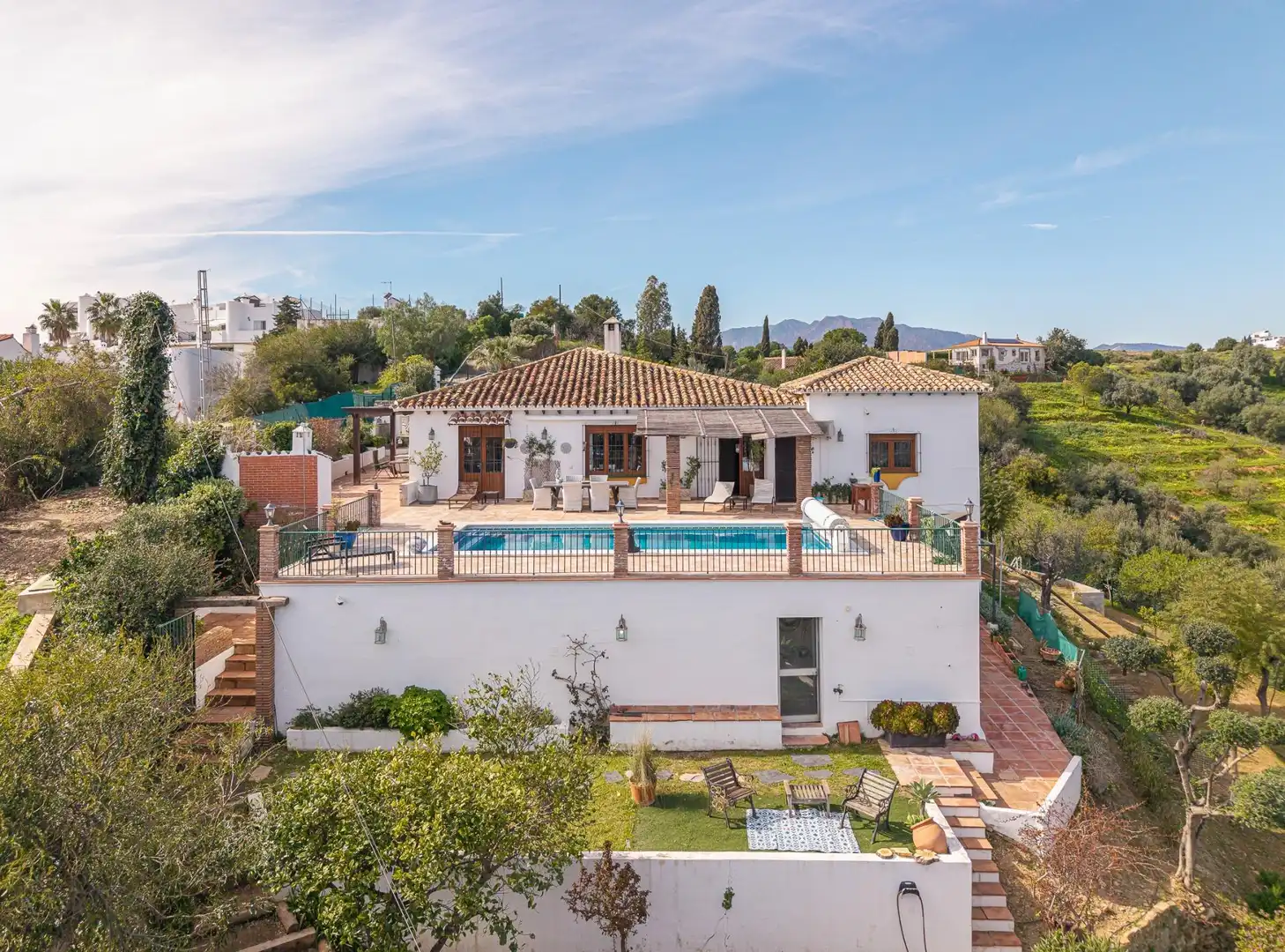 Jardí de Casa o xalet en venda en Mijas amb Aire condicionat, Calefacció i Jardí privat