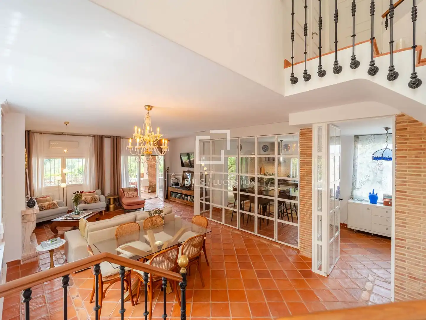 Living room of Houses for rent in L'Eliana  with Air Conditioner, Heating and Private garden