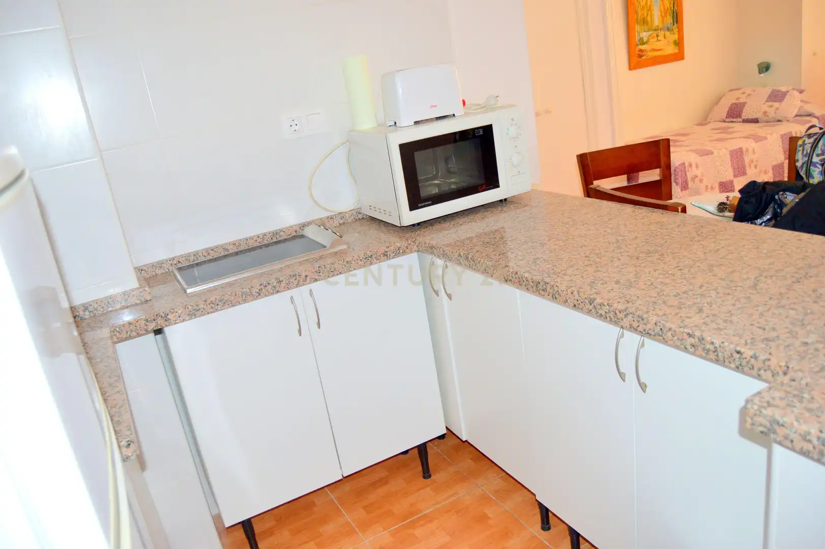 Kitchen of Study for rent in Torremolinos  with Air Conditioner, Private garden and Furnished
