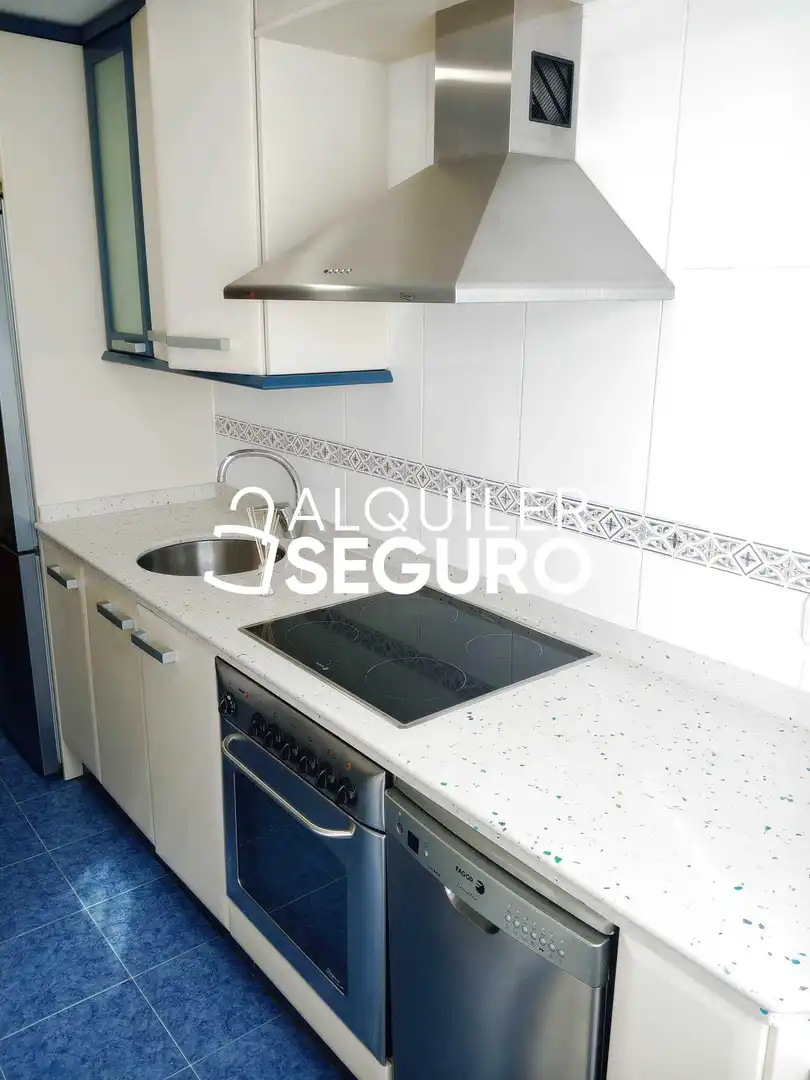 Kitchen of Flat for rent in Valladolid  with Heating, Swimming Pool and Furnished