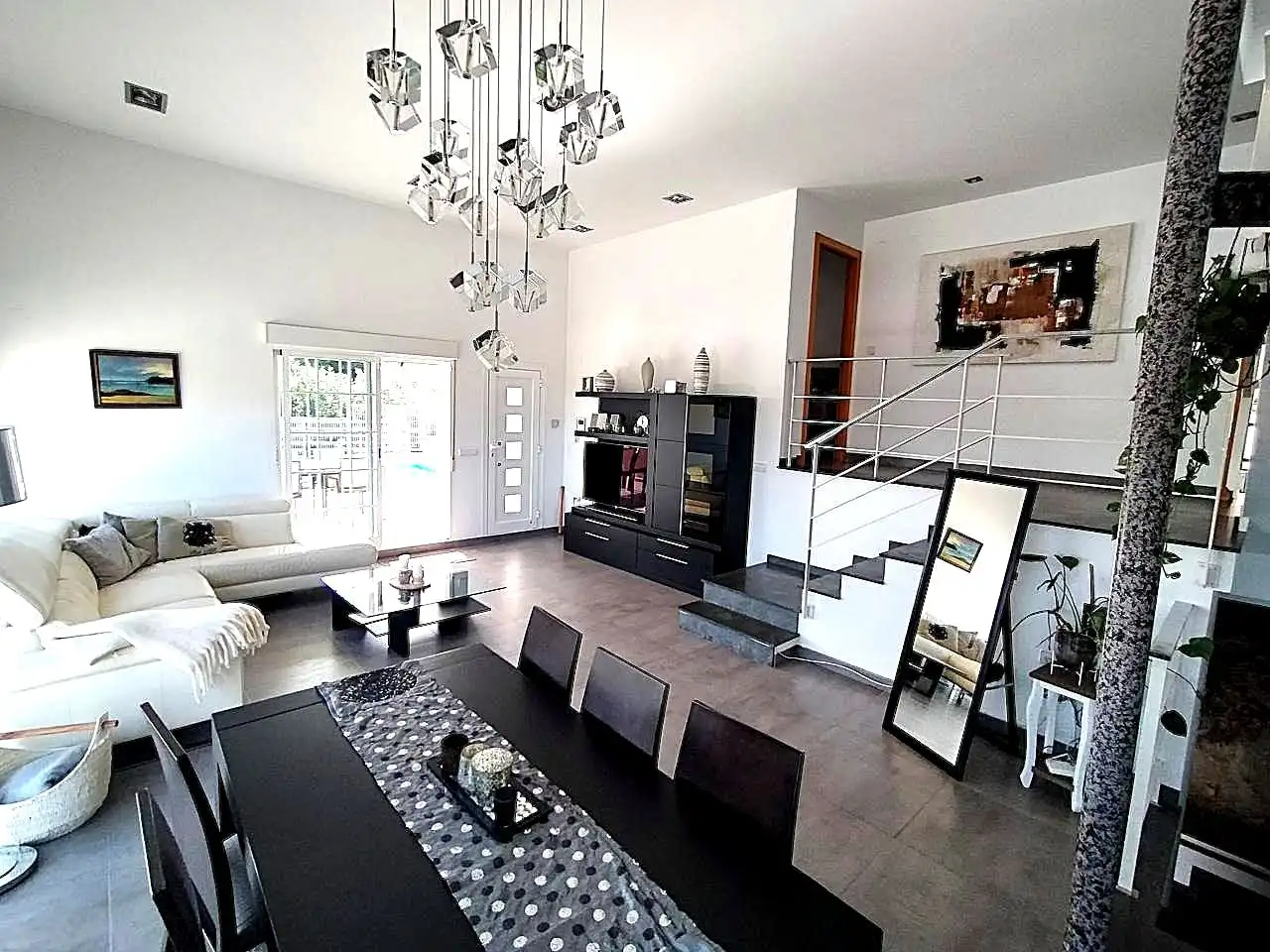 Sala de estar de Casa o chalet en venta en Oliva con Aire acondicionado, Jardín privado y Terraza