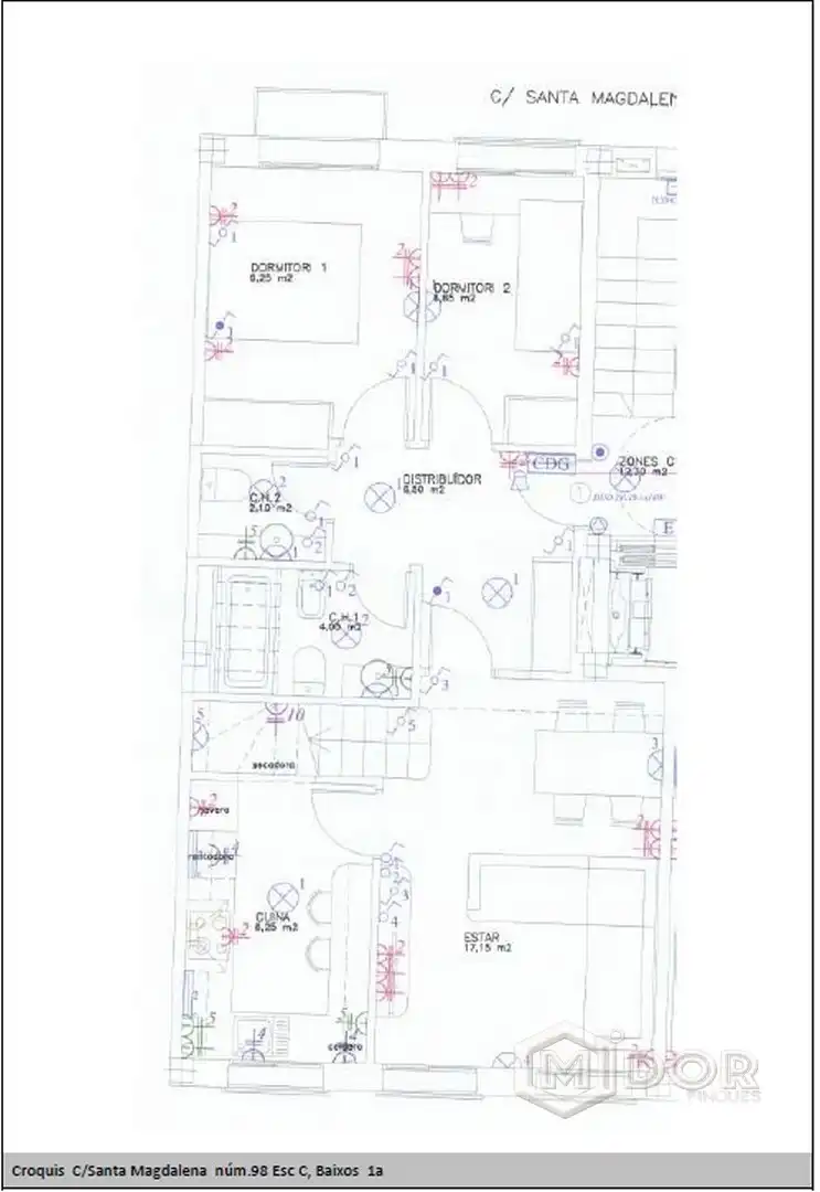 Flat with lift for sale in Carrer de Santa Magdalena 98, imagen 29