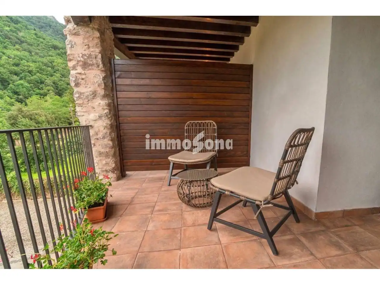 Terrace of Houses for sale in La Vall d'en Bas  with Heating, Private garden and Terrace