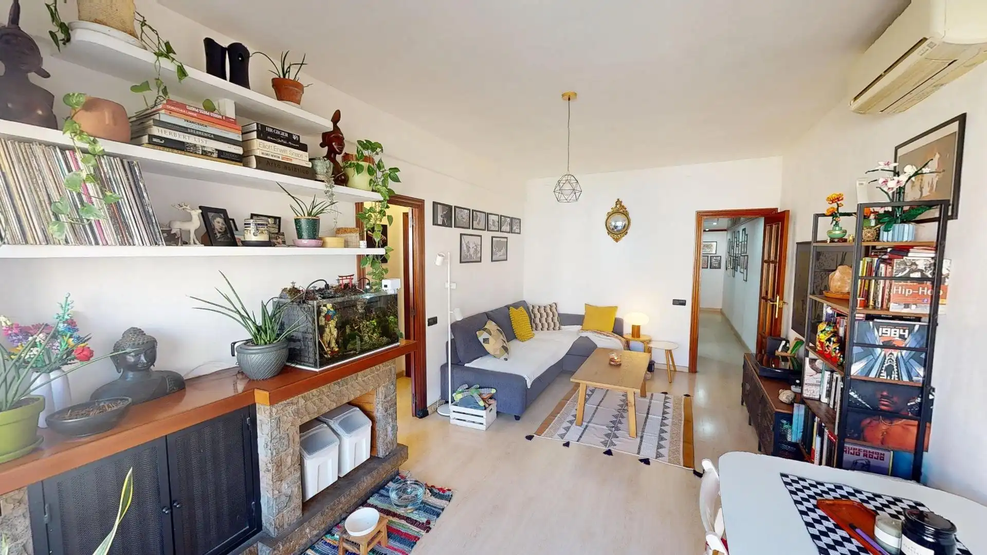 Sala de estar de Piso en venta en Barcelona con Terraza y Balcón