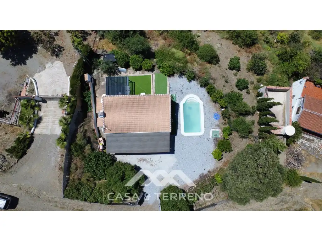 Exterior view of Country homes for sale in El Borge  with Air Conditioner and Swimming Pool