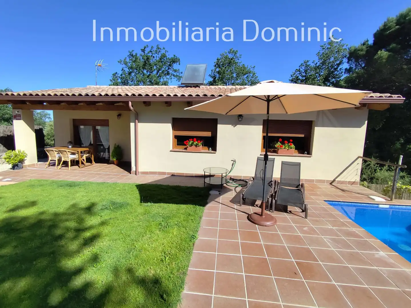 Terrassa de Casa o xalet en venda en Caldes de Malavella amb Calefacció, Jardí privat i Terrassa