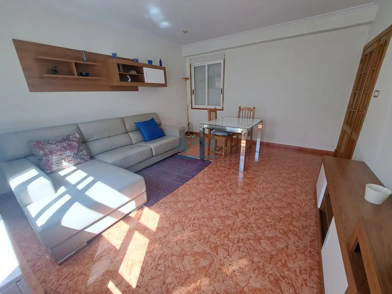 Living room of Flat for sale in Ourense Capital   with Heating, Storage room and Furnished