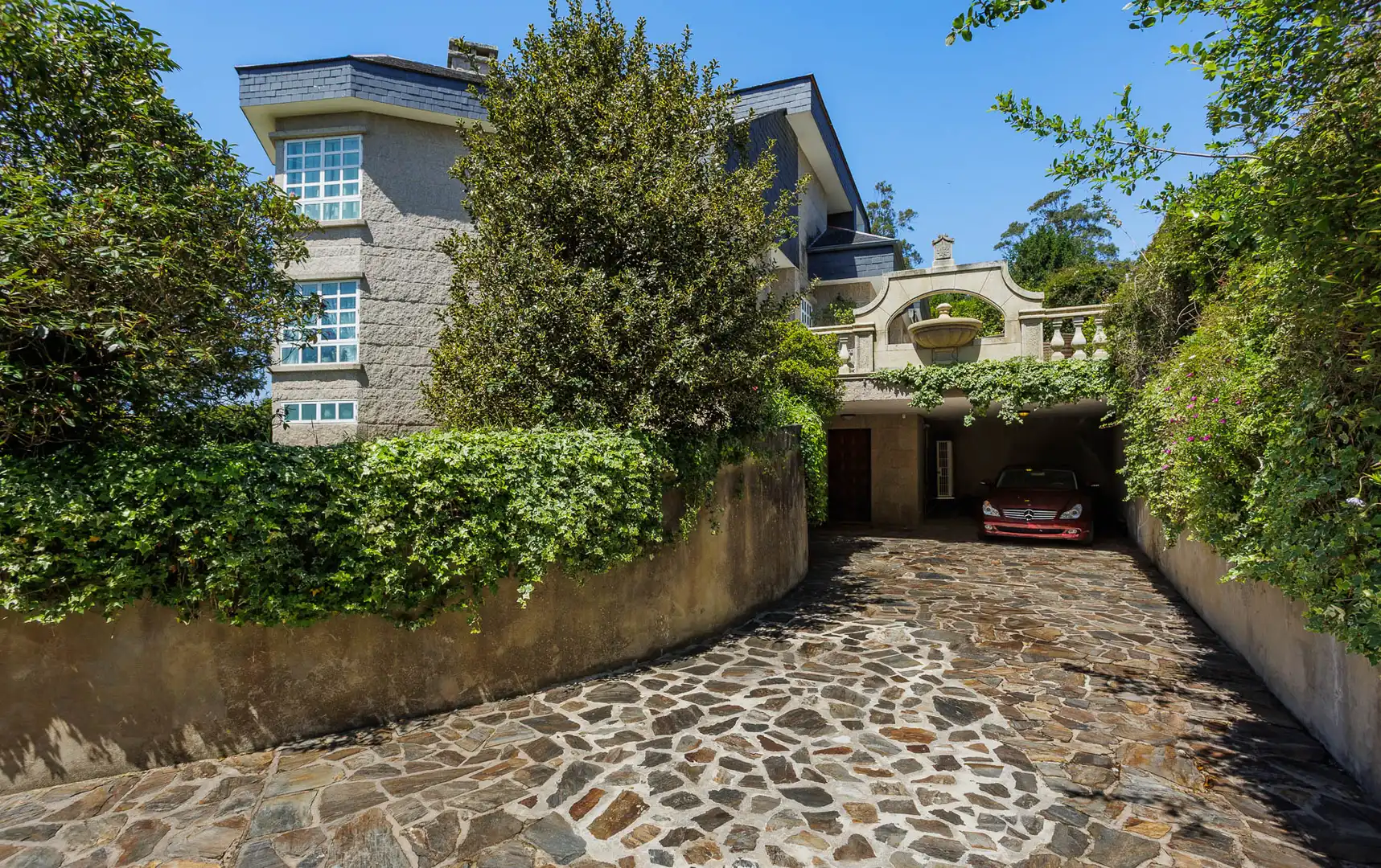 Vista exterior de Casa o chalet en venta en Sanxenxo con Amueblado