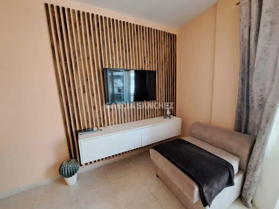 Sala de estar de Dúplex en venta en Boiro con Calefacción, Amueblado y Balcón