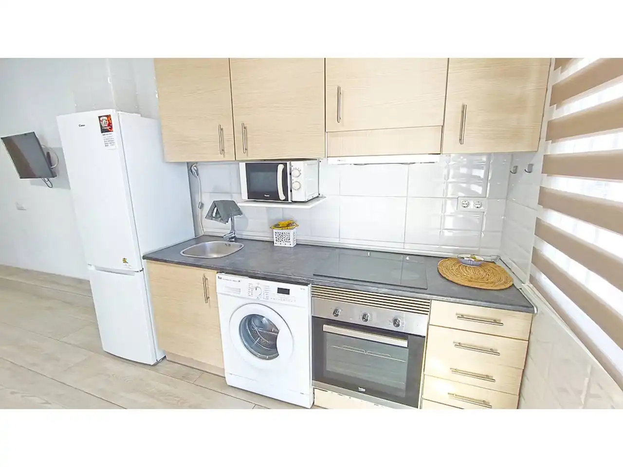 Cocina de Estudio en venta en Peñíscola / Peníscola con Aire acondicionado, Terraza y Amueblado