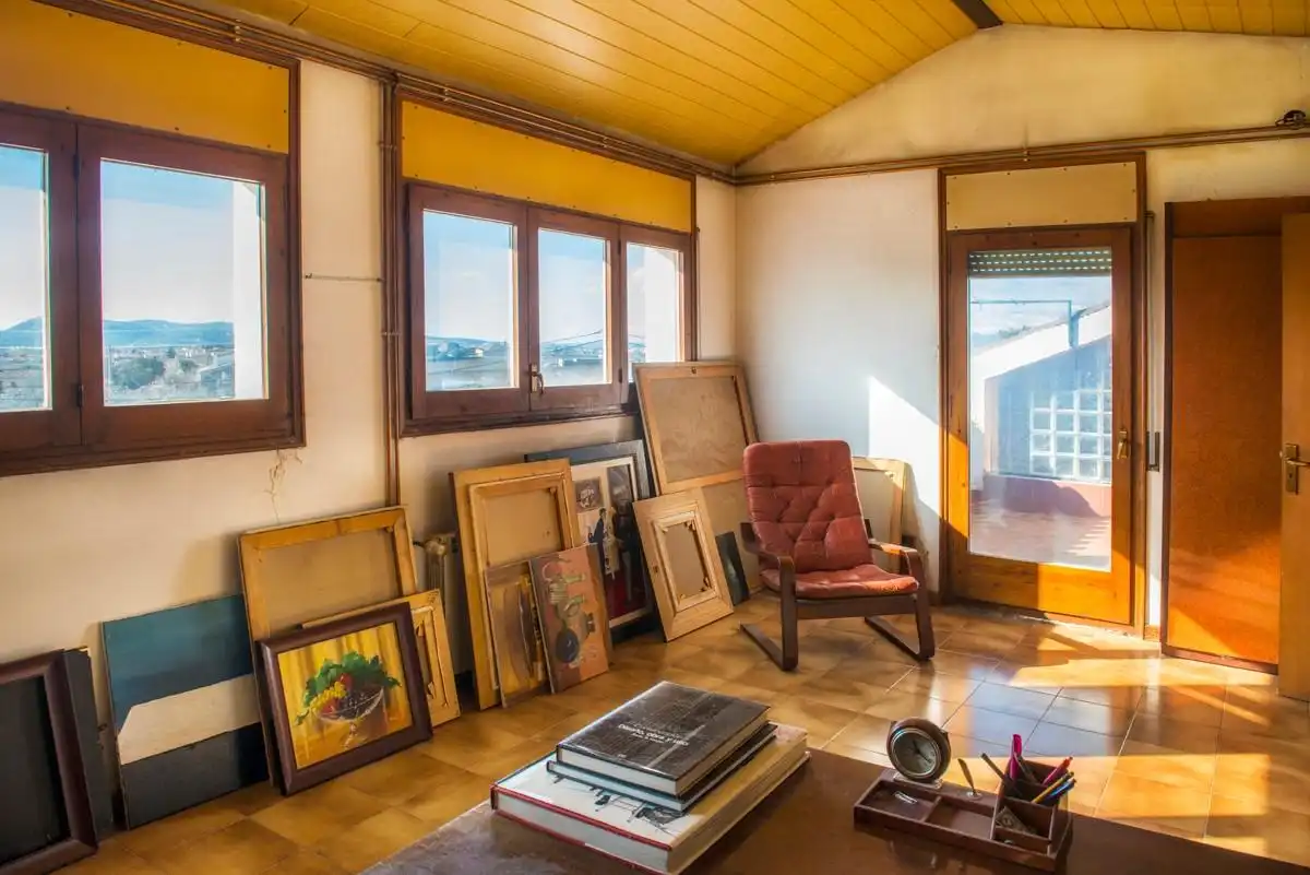 Sala de estar de Casa o chalet en venta en Sant Cugat Sesgarrigues con Calefacción, Jardín privado y Terraza