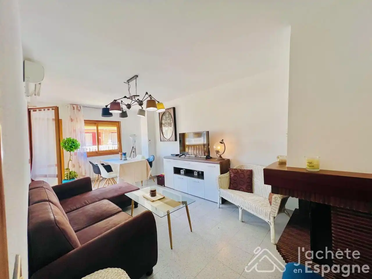 Sala de estar de Piso en venta en Moncofa con Aire acondicionado, Terraza y Amueblado