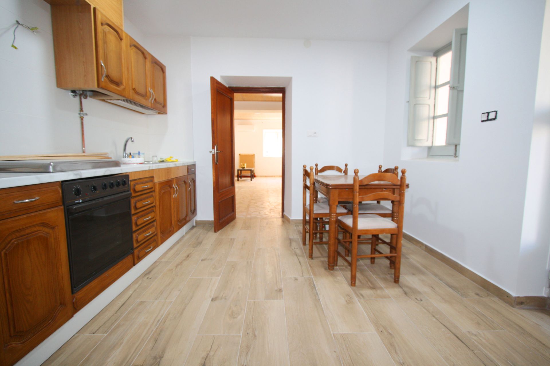 Kitchen of Houses for sale in  Albacete Capital  with Air Conditioner, Storage room and Furnished