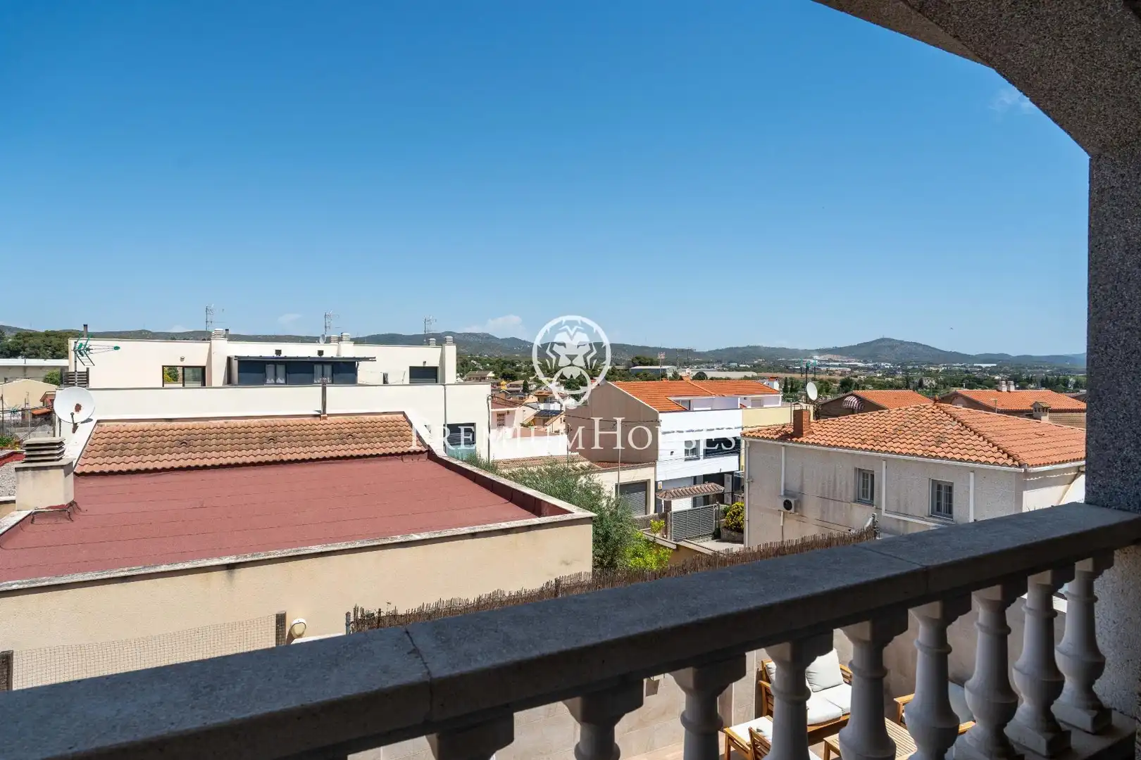 Balcony of Detached homes for sale in Vilanova i la Geltrú  with Air Conditioner, Heating and Storage room