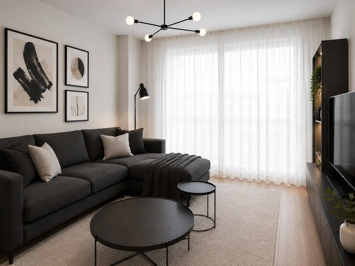 Sala de estar de Piso en venta en Madrid con Calefacción y Balcón