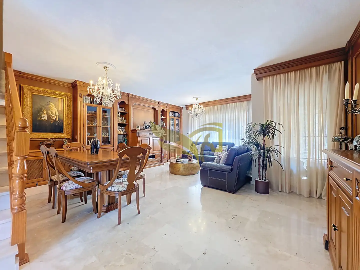 Sala de estar de Casa adosada en venta en Aranjuez con Aire acondicionado, Calefacción y Jardín privado