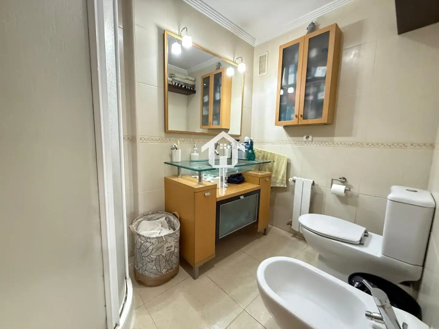 Bathroom of Flat for sale in San Vicente del Raspeig / Sant Vicent del Raspeig  with Air Conditioner, Private garden and Furnished