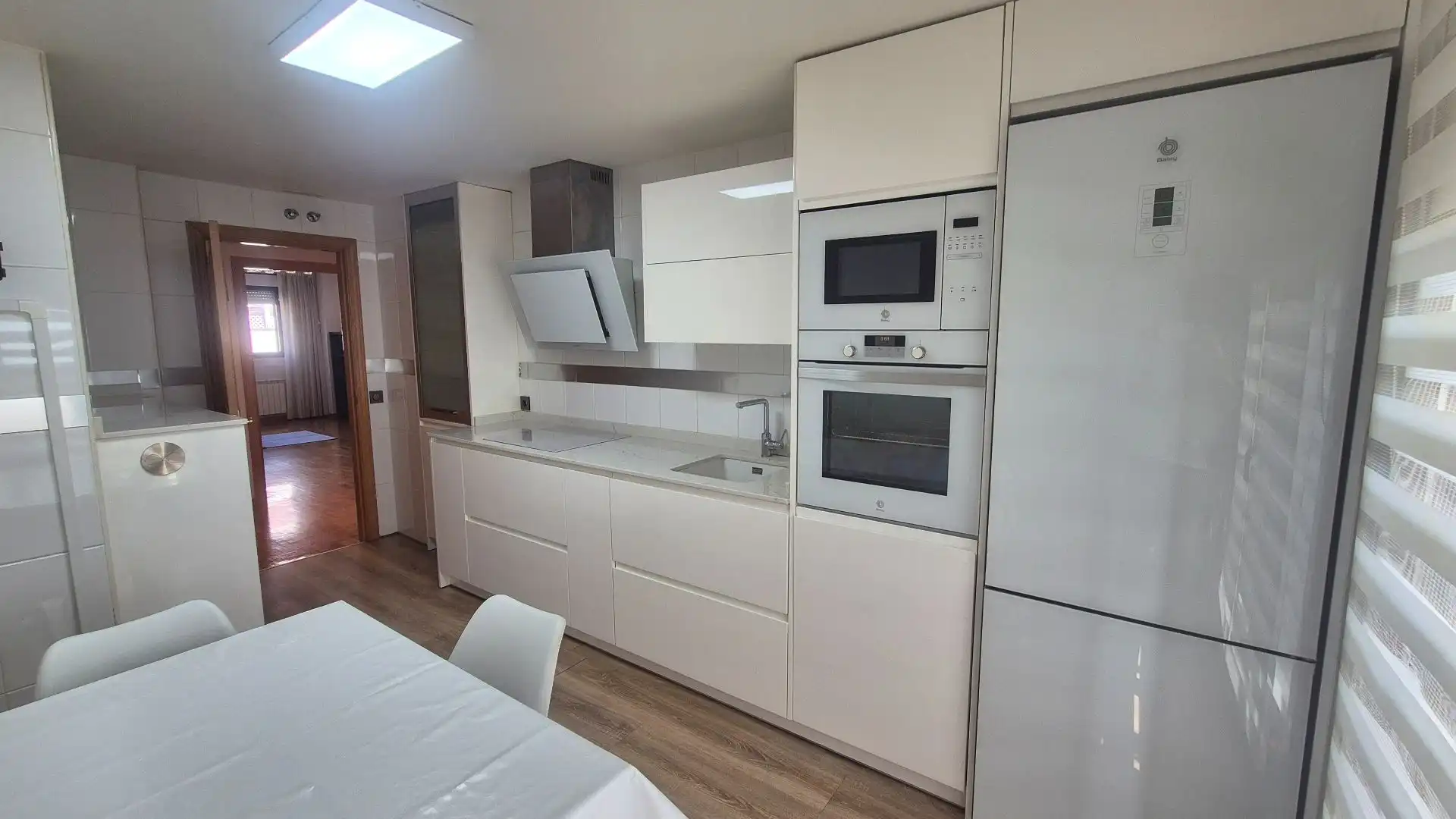 Kitchen of Flat for sale in Cistérniga  with Heating, Storage room and Furnished