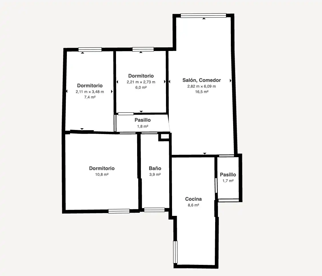 Piso en venta en San Nicasio - Campo de Tiro - Solagua