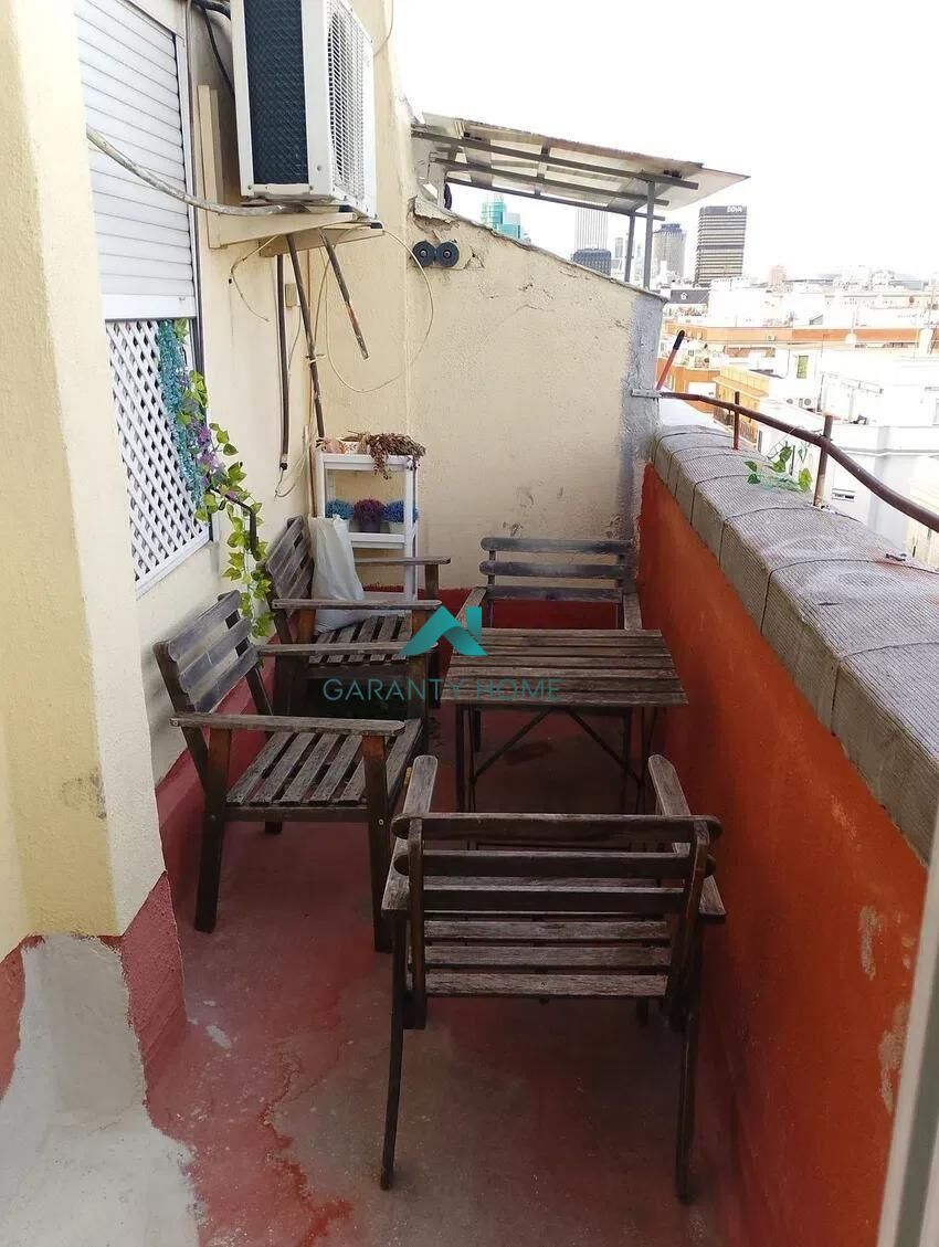 Balcony of Flat to rent in  Madrid Capital  with Air Conditioner and Terrace
