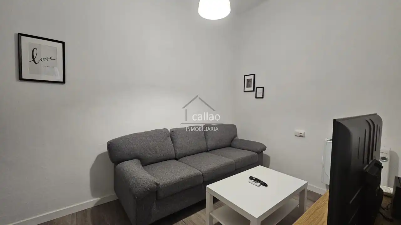 Living room of Flat for rent in Ferrol  with Heating and Furnished