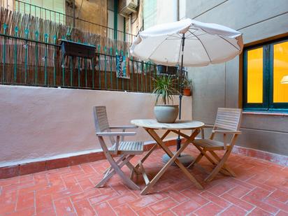 Terrace of Flat for sale in  Barcelona Capital  with Heating, Parquet flooring and Storage room