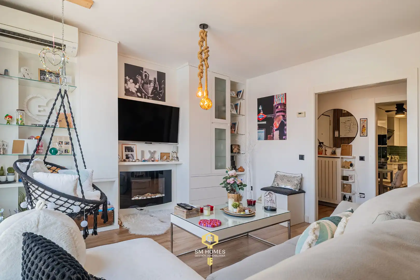 Living room of Flat for sale in Coslada  with Air Conditioner, Heating and Storage room