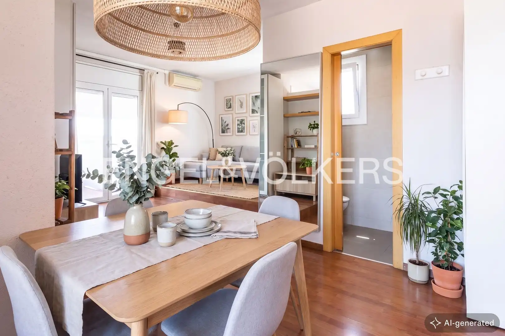 Sala de estar de Ático en venta en Barcelona con Calefacción