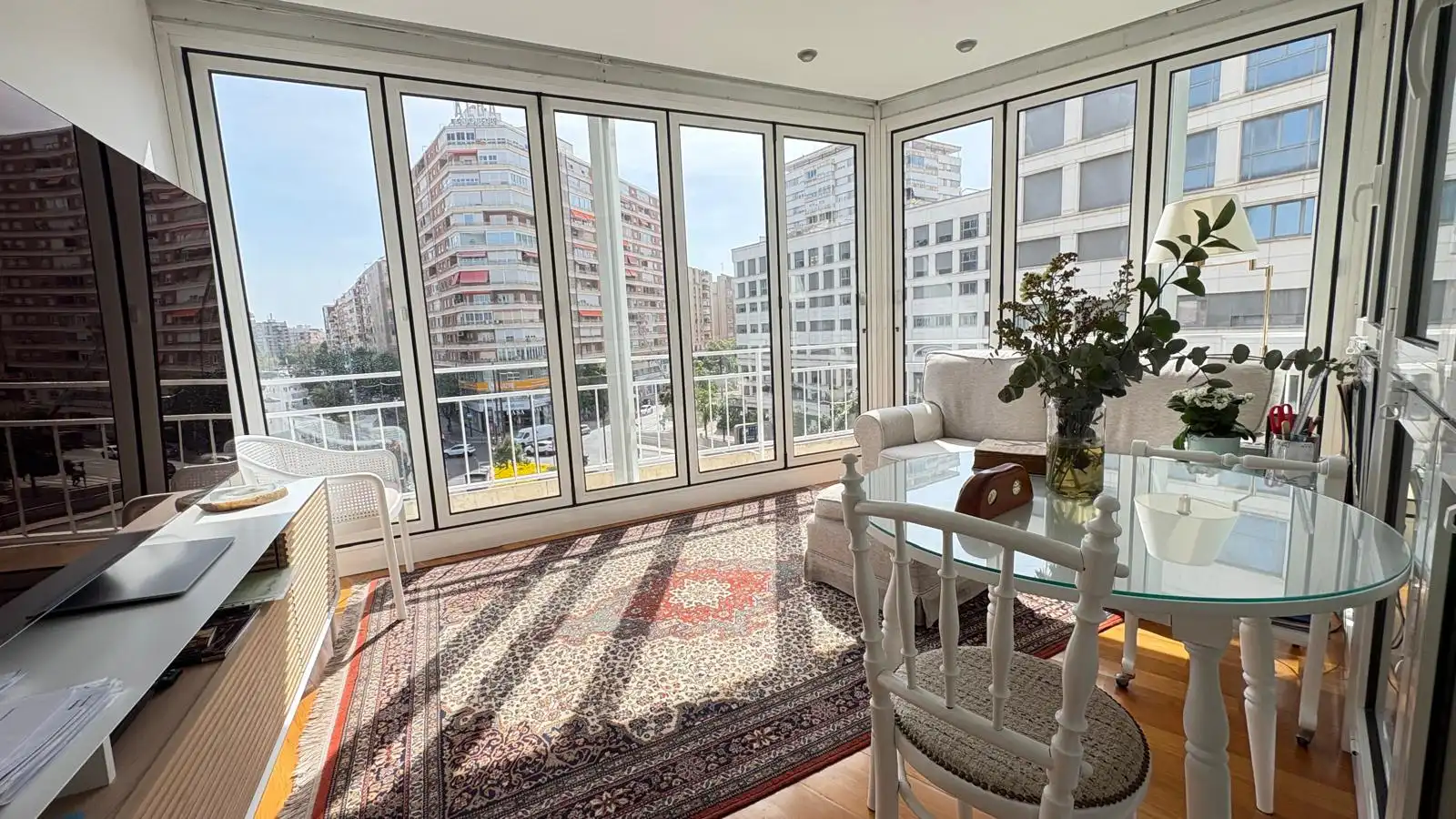 Sala de estar de Piso en venta en Murcia con Aire acondicionado y Balcón