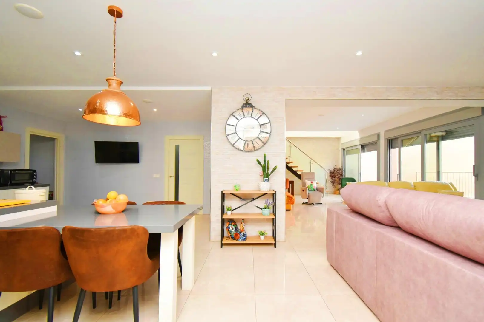 Sala de estar de Casa o chalet en venta en La Mojonera con Aire acondicionado, Terraza y Trastero