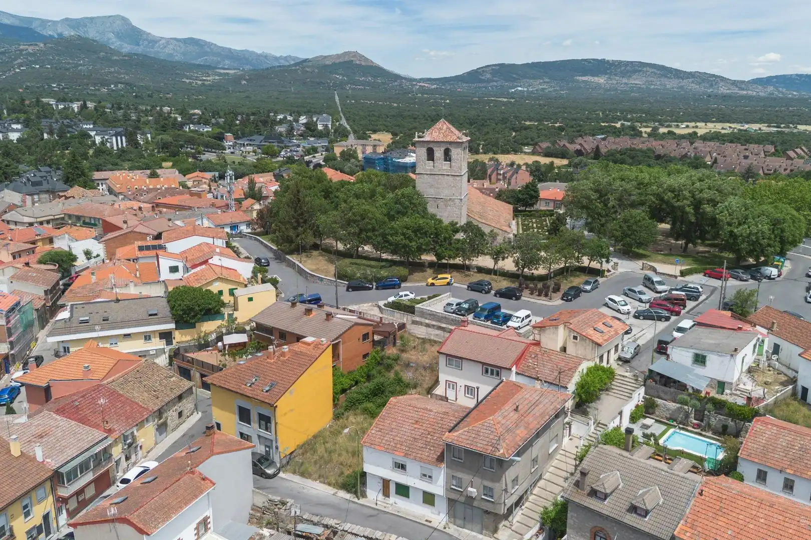 Vista exterior de Residencial en venda en Guadarrama