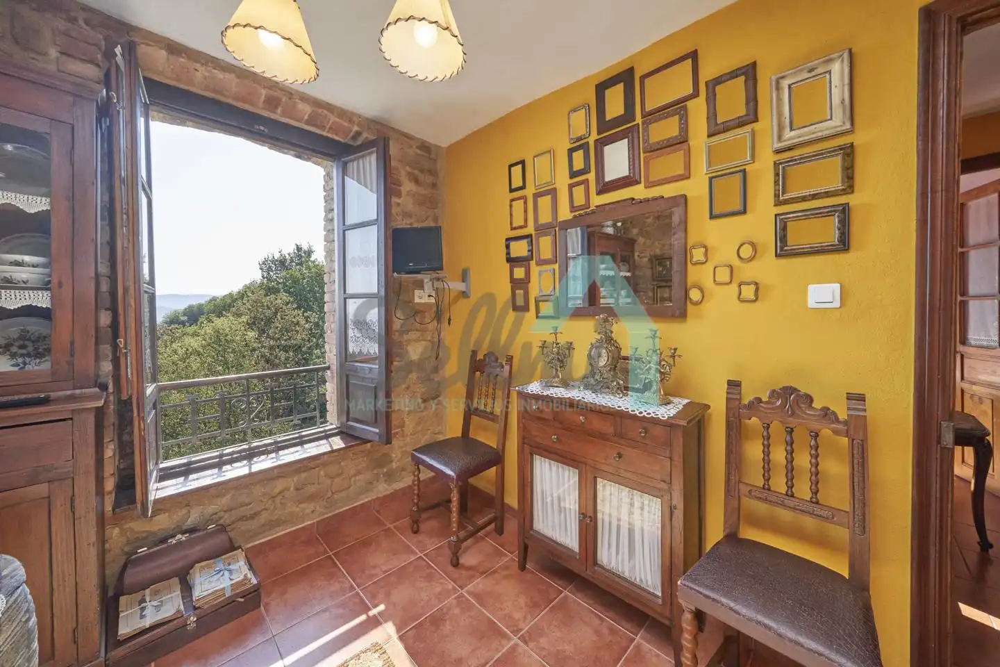 Balcony of Houses for sale in Langreo  with Private garden and Balcony