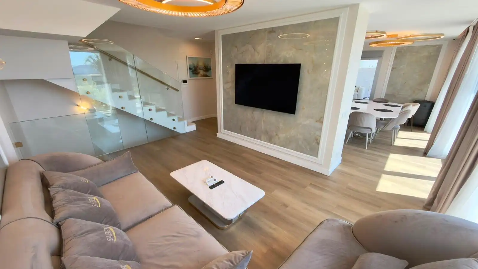 Sala de estar de Casa o chalet en venta en La Nucia con Terraza