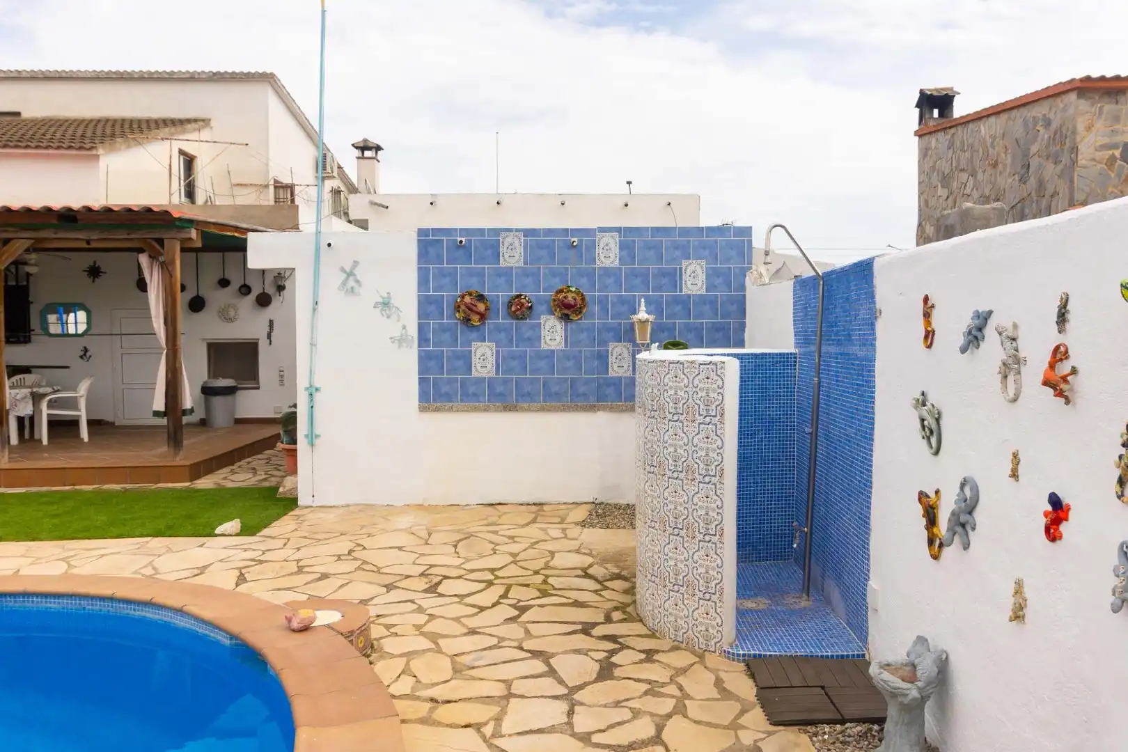 Swimming pool of Houses for sale in Albinyana  with Heating, Balcony and Community pool