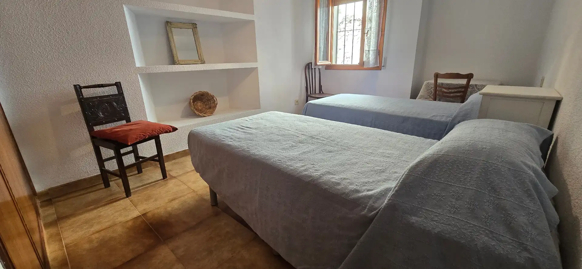 Schlafzimmer von Wohnung zur Miete in Villacastín mit Heizung, Möbliert und Ofen