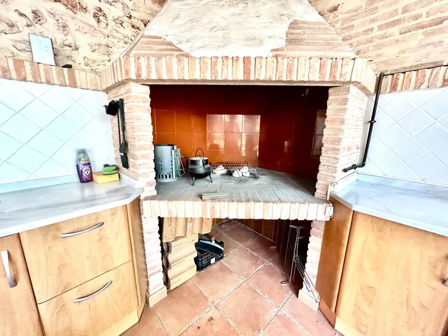 Küche von Haus oder Chalet zur Miete in Rafelbuñol / Rafelbunyol mit Klimaanlage, Heizung und Privatgarten