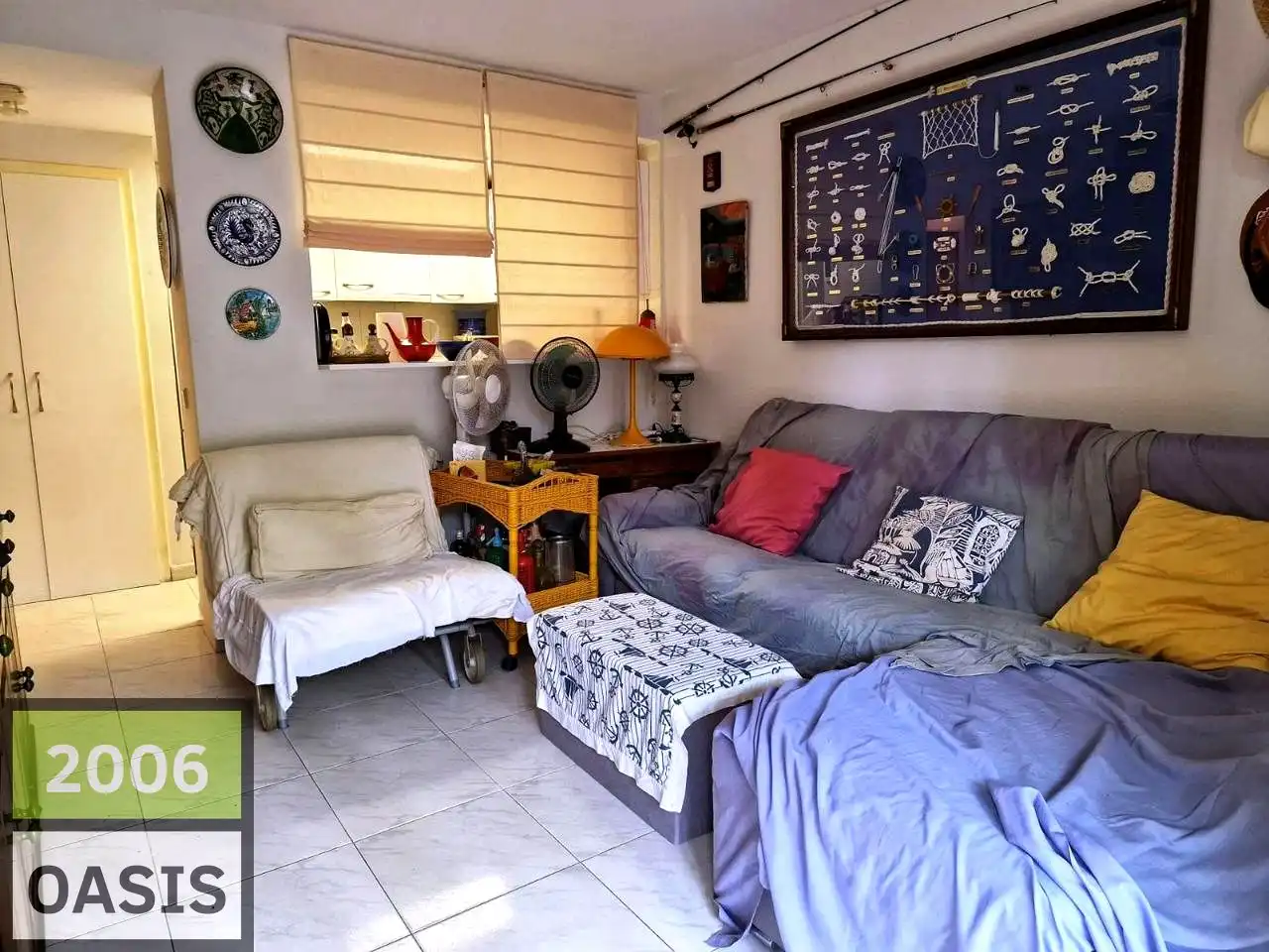 Living room of Ground floor for sale in Cambrils  with Terrace and Furnished