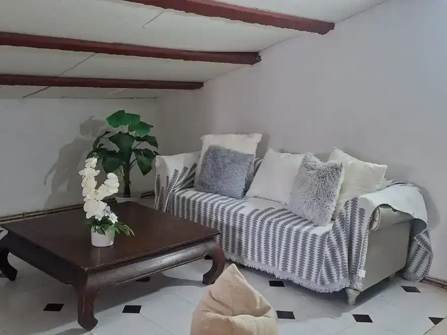 Sala d'estar de Pis en venda en Cànoves I Samalús amb Aire condicionat, Jardí privat i Traster