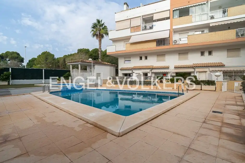 Piscina de Dúplex de lloguer en Jávea / Xàbia amb Aire condicionat, Calefacció i Jardí privat