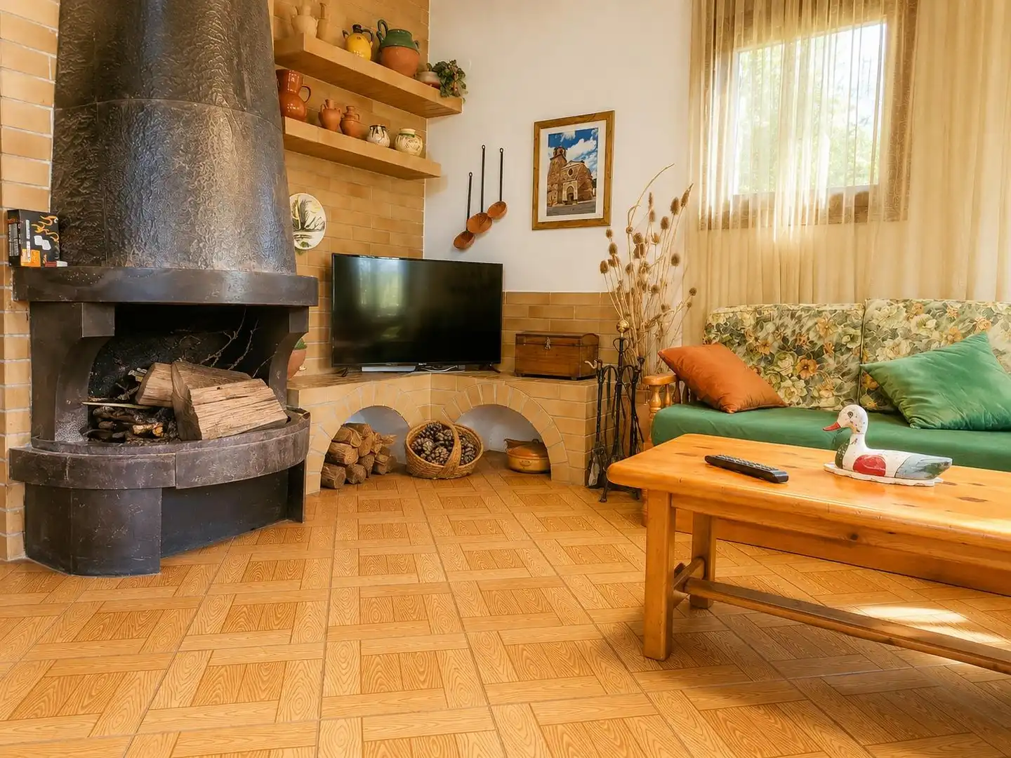 Sala de estar de Casa o chalet en venta en Prades con Calefacción, Jardín privado y Terraza