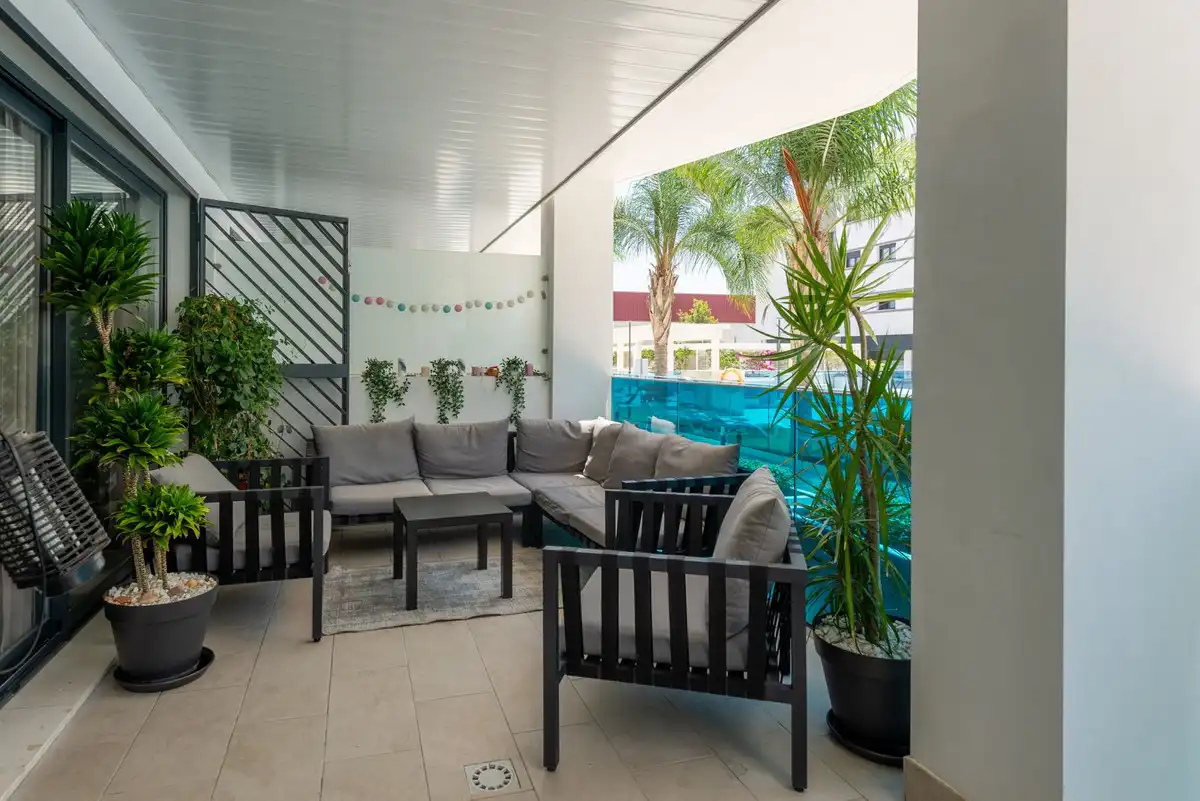 Terrassa de Apartament en venda en Mijas amb Aire condicionat, Terrassa i Moblat