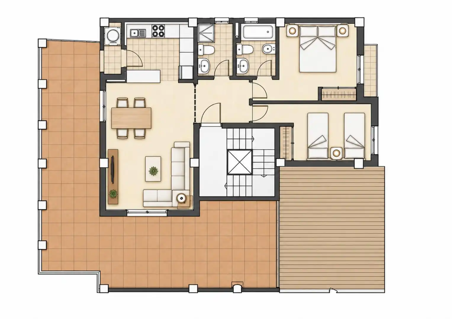 Attique avec terrasse à vendre à Las Marinas / Les Marines, imagen 26