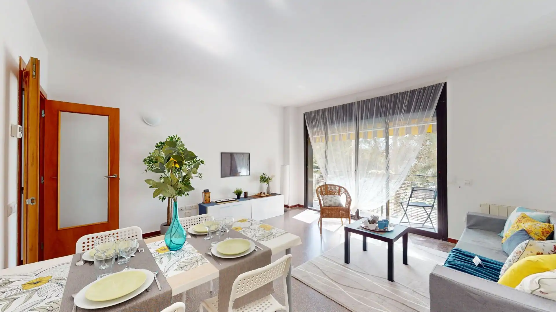 Sala de estar de Piso en venta en Nou Barris