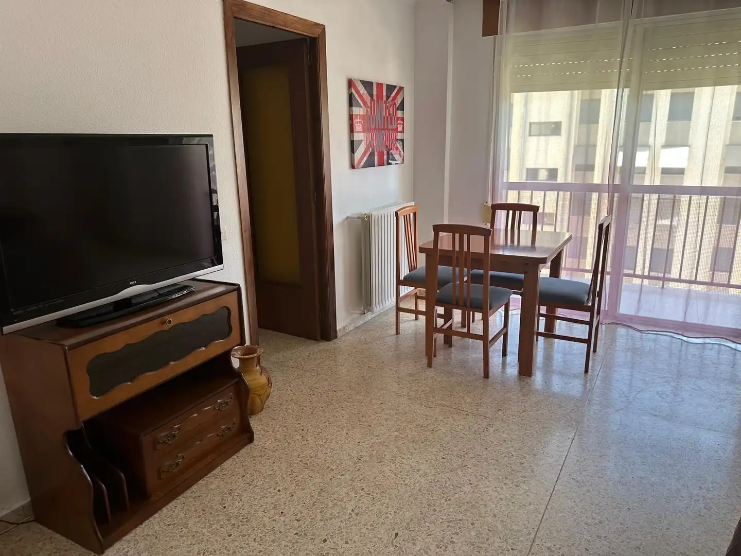 Sala de estar de Piso de alquiler en Badajoz con Aire acondicionado, Calefacción y Terraza
