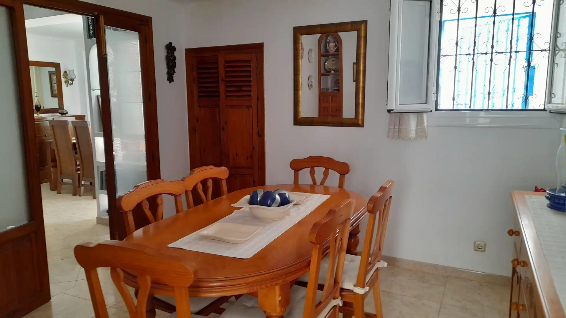 Esszimmer von Country house zum Verkauf in Mojácar mit Klimaanlage, Heizung und Terrasse