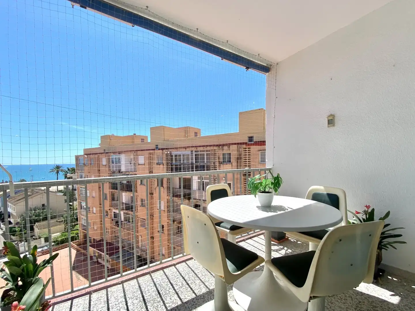 Balcony of Flat for sale in La Pobla de Farnals  with Air Conditioner, Private garden and Balcony