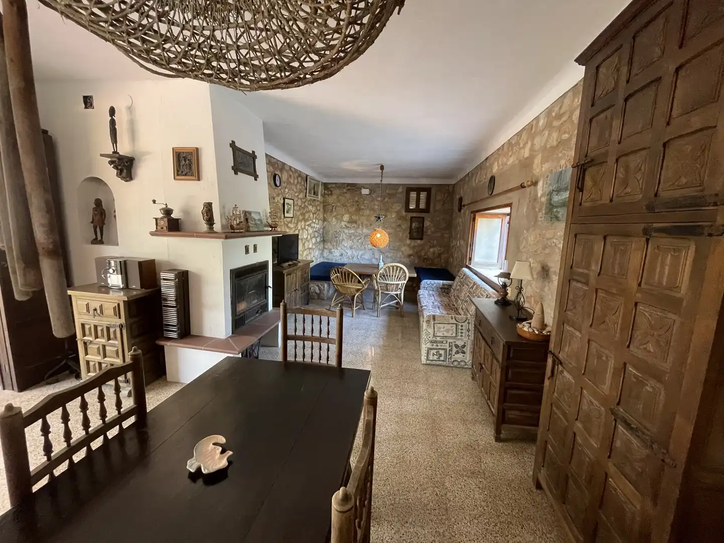 Sala d'estar de Casa o xalet en venda en Formentera amb Jardí privat, Terrassa i Piscina