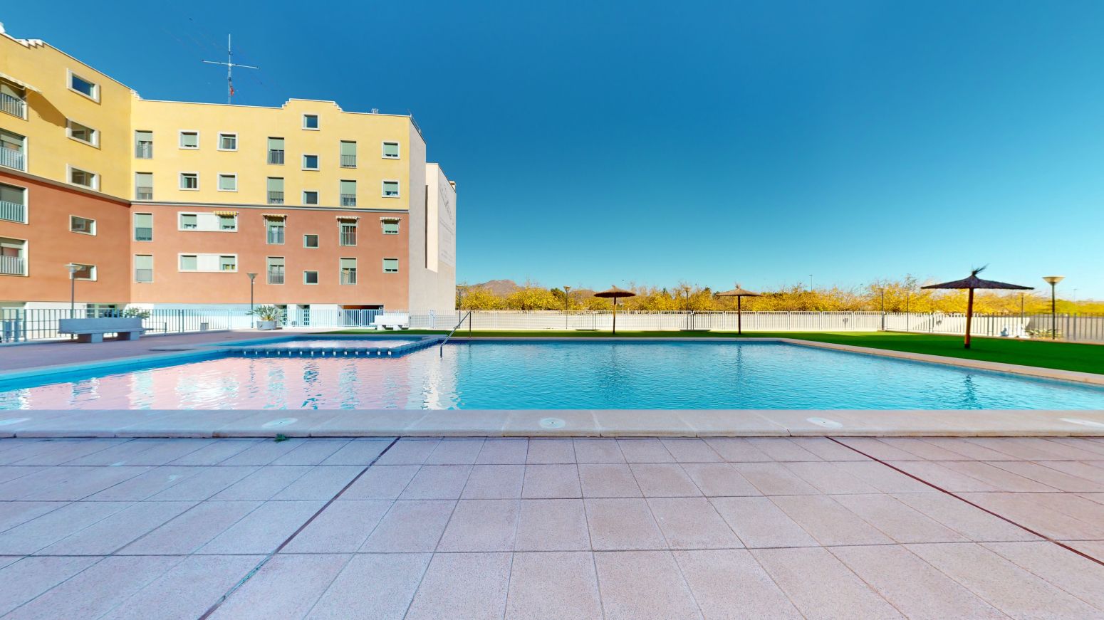 Swimming pool of Flat for sale in Novelda  with Air Conditioner, Swimming Pool and Balcony