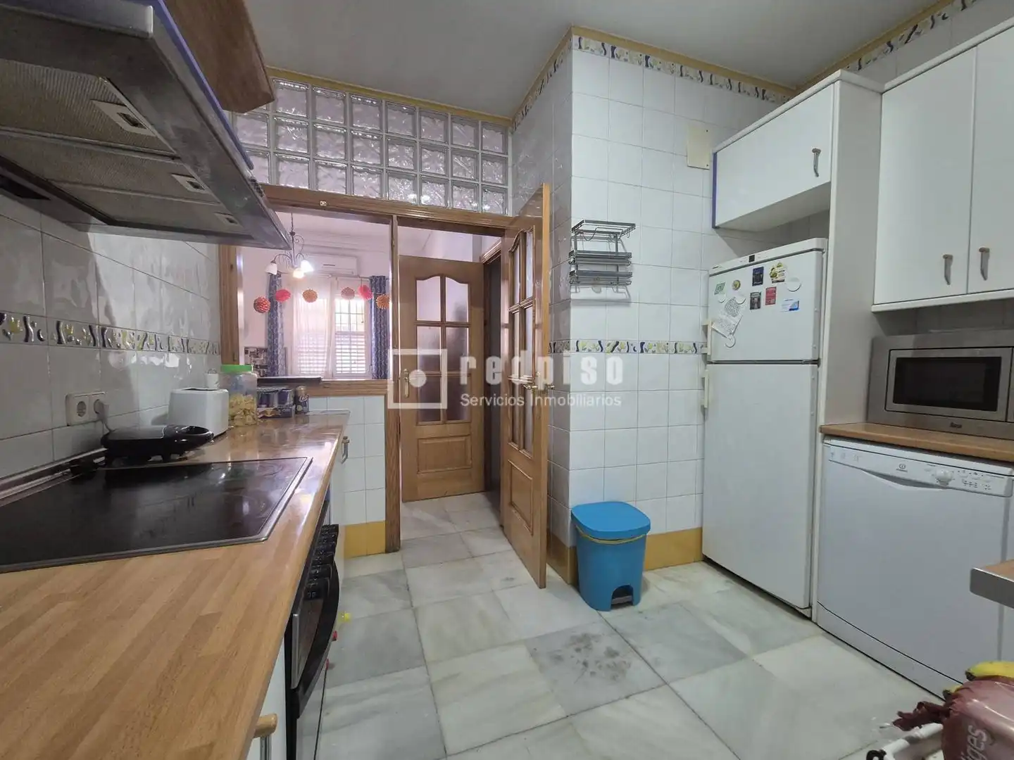 Cocina de Piso de alquiler en Sevilla con Aire acondicionado, Terraza y Amueblado