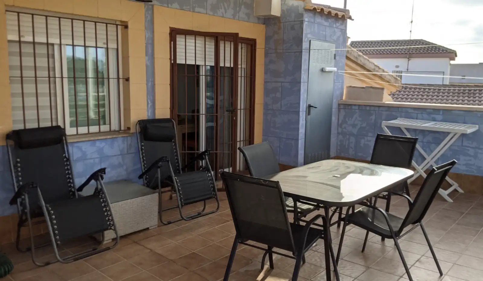 Terraza de Apartamento de alquiler en San Javier con Aire acondicionado, Calefacción y Amueblado